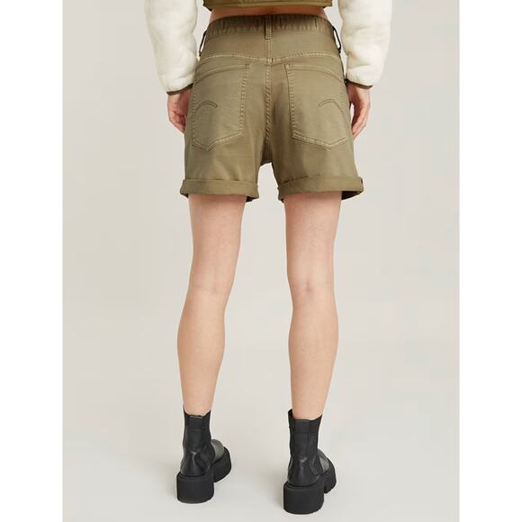 (24) NWT $130 G‎ Star Raw Loose 5 Pocket Shorts Light Moss Green - Picture 3 of 8